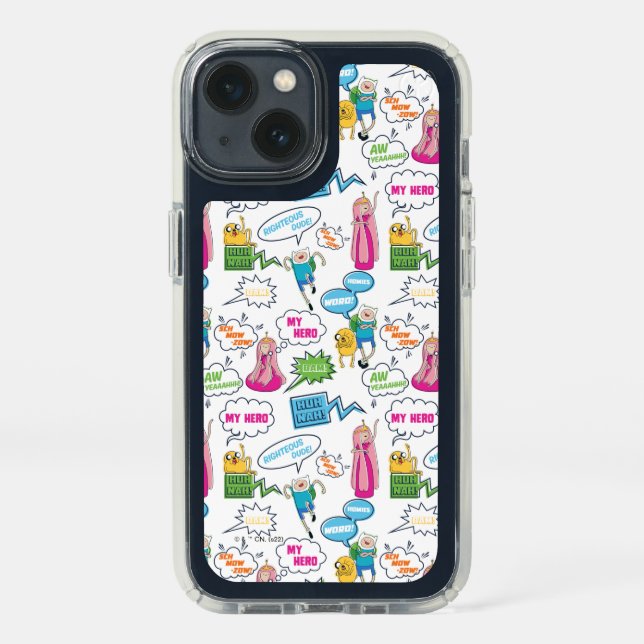 Adventure Time | Character Call-Out Pattern Speck iPhone 13 Case (Front)