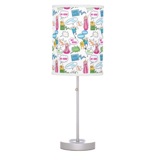Adventure Time  Character Call_Out Pattern Table Lamp