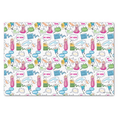 Adventure Time  Character Call_Out Pattern Tissue Paper