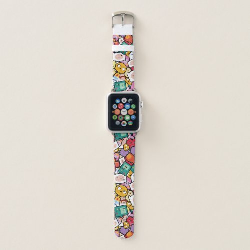 Adventure Time  Character Toss Pattern Apple Watch Band