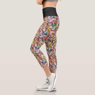 Adventure Time   Character Toss Pattern Capri Leggings