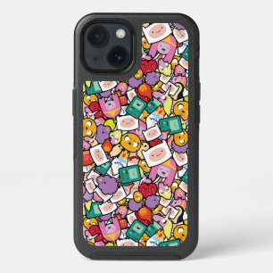 Adventure Time Character Toss Pattern iPhone 13 Case