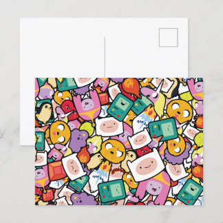 Adventure Time | Character Toss Pattern Postcard
