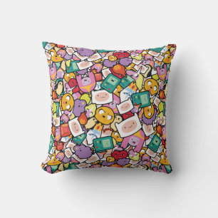 Adventure Time   Character Toss Pattern Throw Pillow