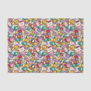 Adventure Time   Character Toss Pattern Tissue Paper