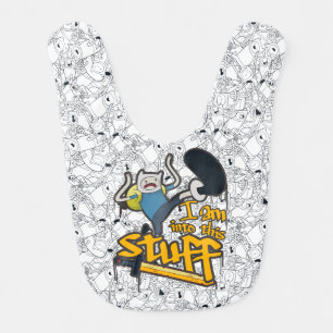 Adventure Time Finn "I Am Into This Stuff" Baby Bib
