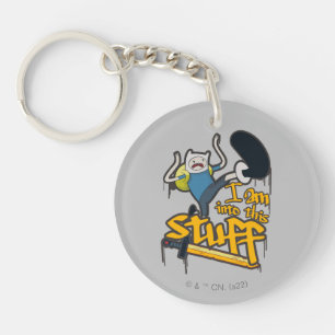 Adventure Time   Finn "I Am Into This Stuff" Keychain