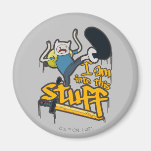 Adventure Time Finn "I Am Into This Stuff" Magnet