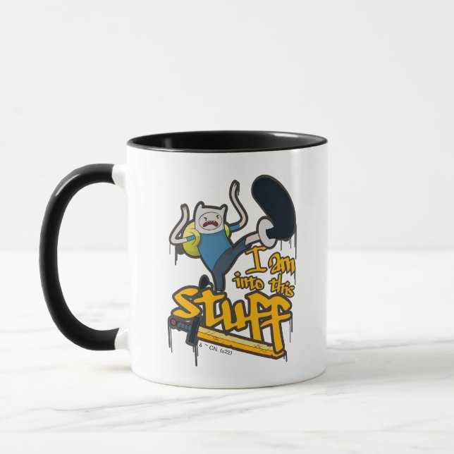 Adventure Time | Finn "I Am Into This Stuff" Mug (Left)