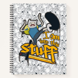 Adventure Time   Finn "I Am Into This Stuff" Notebook