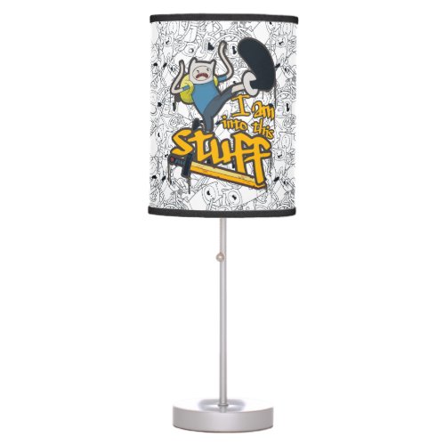 Adventure Time  Finn I Am Into This Stuff Table Lamp