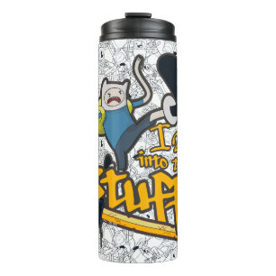 Adventure Time   Finn "I Am Into This Stuff" Thermal Tumbler