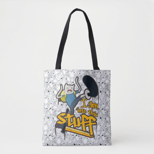 Adventure Time | Finn "I Am Into This Stuff" Tote Bag (Front)