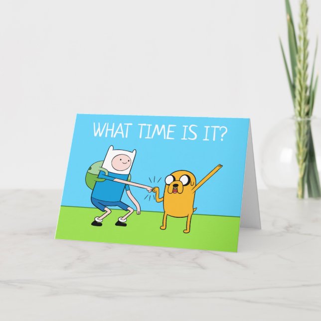 Adventure Time | Finn & Jake Fist Bump Card (Front)