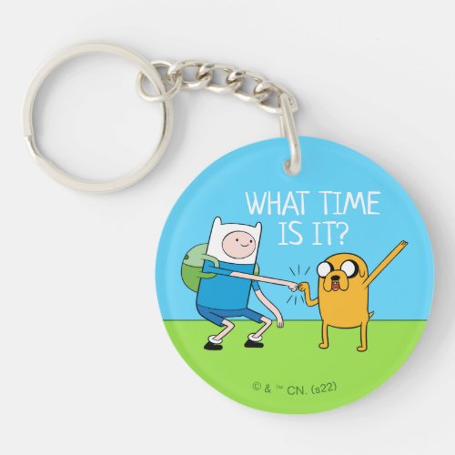 Adventure Time  Finn  Jake Fist Bump Keychain