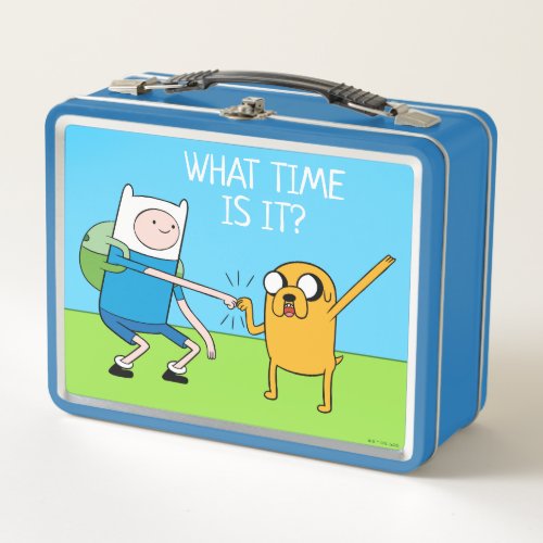 Adventure Time  Finn  Jake Fist Bump Metal Lunch Box