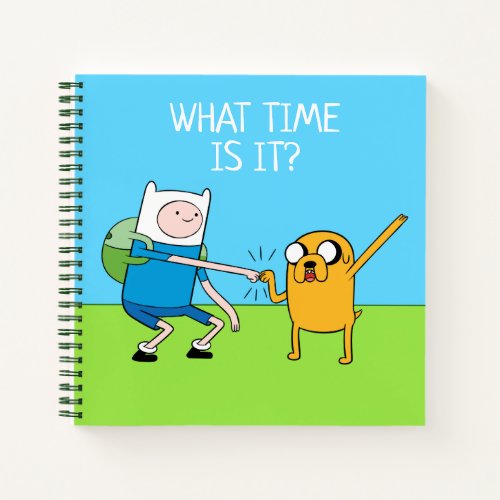 Adventure Time  Finn  Jake Fist Bump Notebook