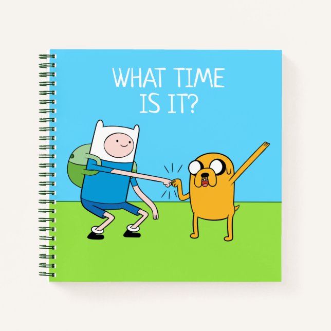 Adventure Time | Finn & Jake Fist Bump Notebook (Front)