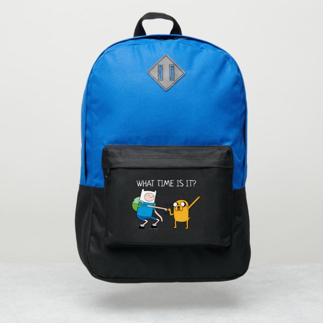 Adventure Time | Finn & Jake Fist Bump Port Authority® Backpack (Front)