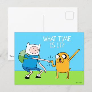 Adventure Time | Finn & Jake Fist Bump Postcard