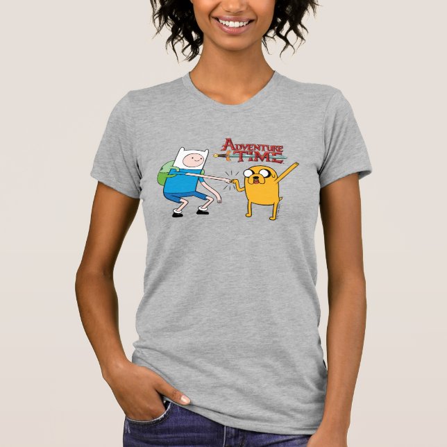 Adventure Time | Finn & Jake Fist Bump T-Shirt (Front)