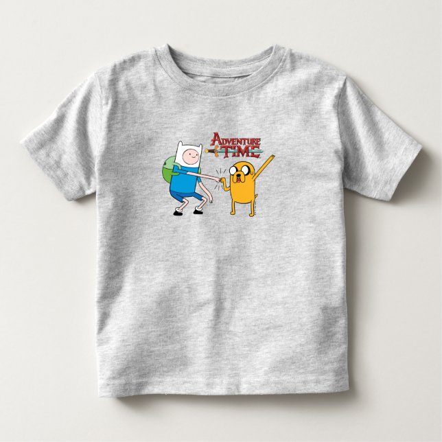 Adventure Time | Finn & Jake Fist Bump T-Shirt (Front)
