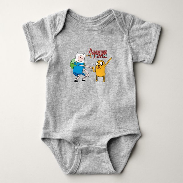 Adventure Time | Finn & Jake Fist Bump T-Shirt Baby Bodysuit (Front)