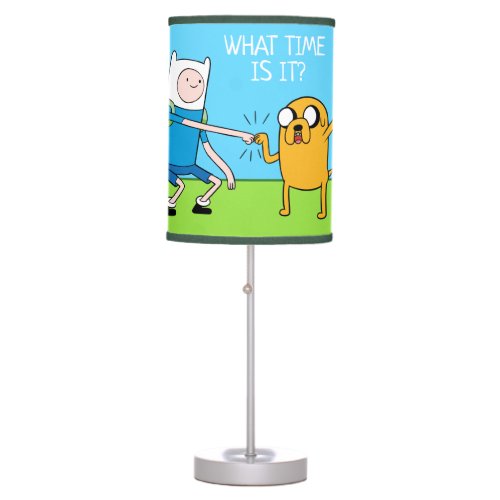 Adventure Time  Finn  Jake Fist Bump Table Lamp