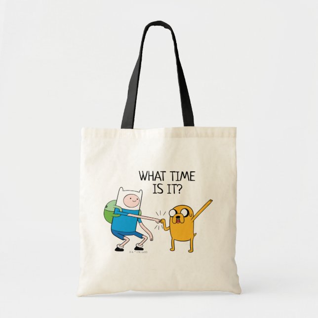 Adventure Time | Finn & Jake Fist Bump Tote Bag (Front)