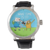 Adventure Time Jake Floating With Finn Watch Zazzle