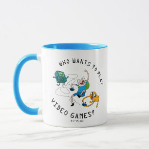 Adventure Time   Finn & Jake Play With BMO Mug