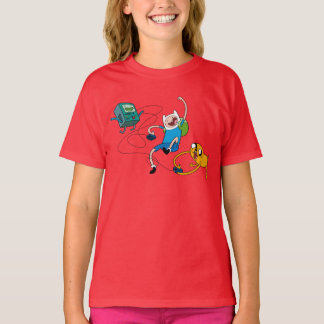 Adventure Time | Finn & Jake Play With BMO T-Shirt