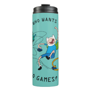 Adventure Time   Finn & Jake Play With BMO Thermal Tumbler