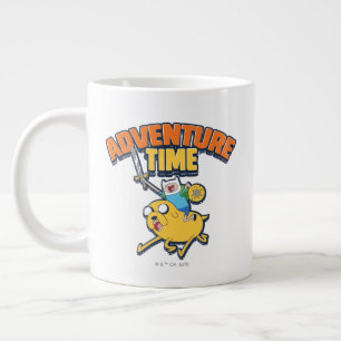 Adventure Time Finn Riding Jake Giant Coffee Mug