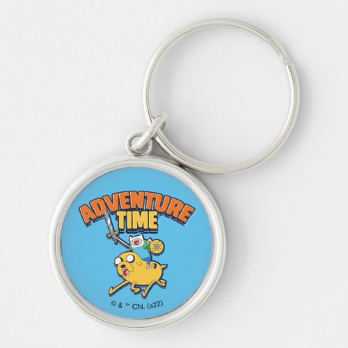 Adventure Time  Finn Riding Jake Keychain