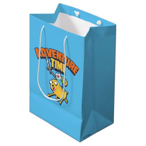 Adventure Time  Finn Riding Jake Medium Gift Bag