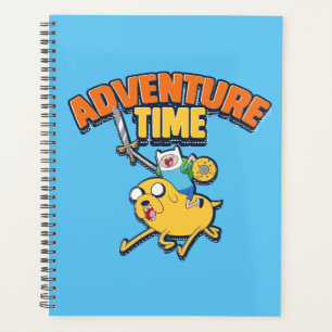 Adventure Time Finn Riding Jake Planner