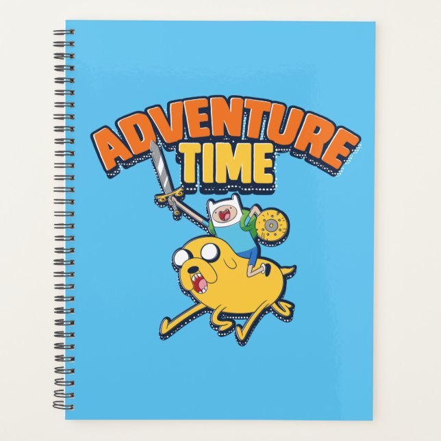 Adventure Time | Finn Riding Jake Planner (Front)