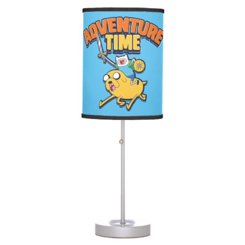 Adventure Time  Finn Riding Jake Table Lamp