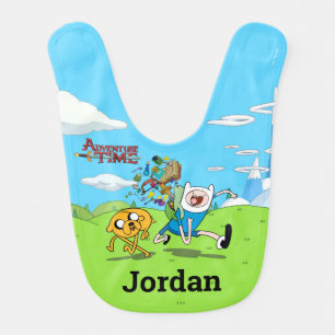 Adventure Time Finn's Backpack Adventure Gear Baby Bib