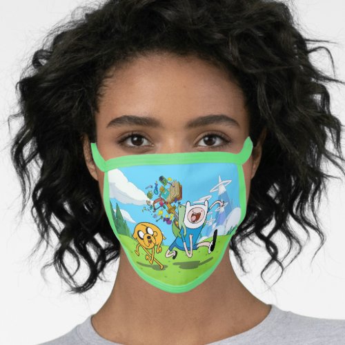 Adventure Time  Finns Backpack Adventure Gear Face Mask