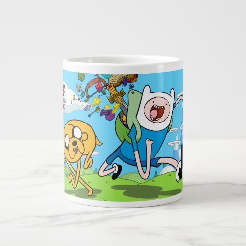 Adventure Time  Finns Backpack Adventure Gear Giant Coffee Mug