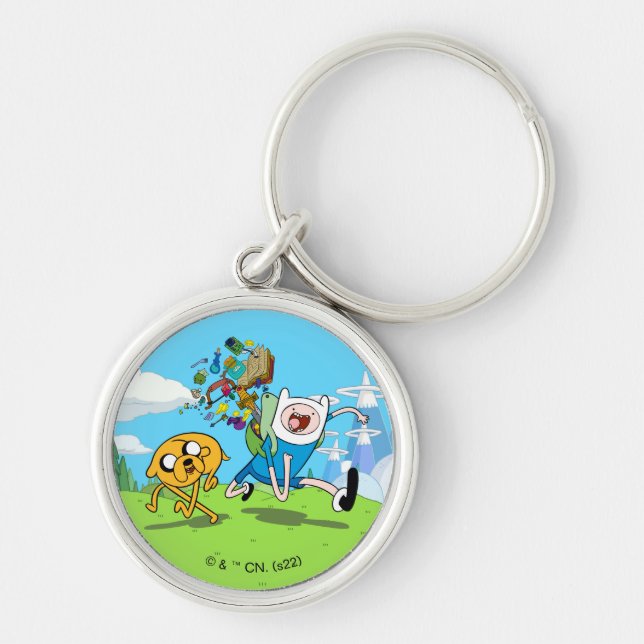 Adventure Time | Finn's Backpack Adventure Gear Keychain (Front)