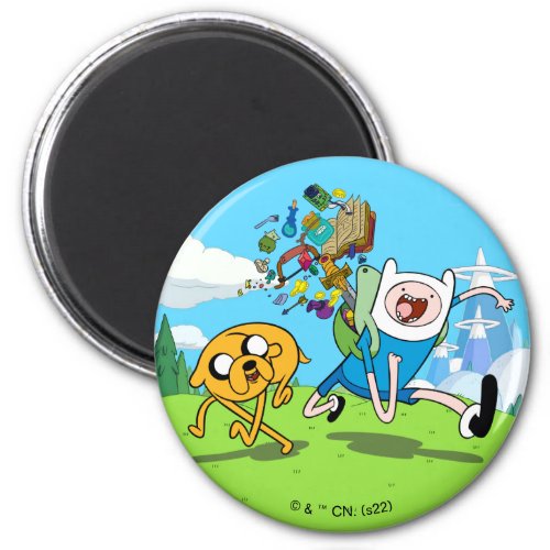Adventure Time  Finns Backpack Adventure Gear Magnet