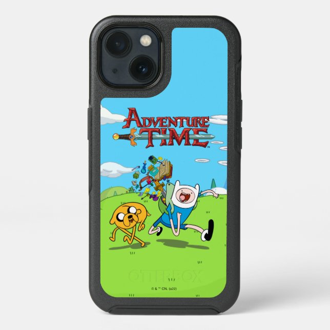 Adventure Time | Finn's Backpack Adventure Gear Otterbox iPhone Case (Back)