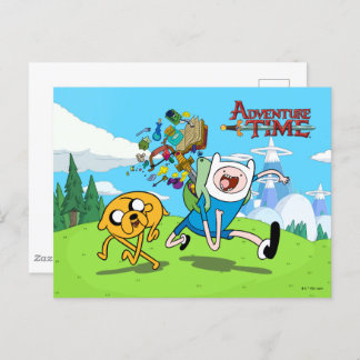 Adventure Time | Finn's Backpack Adventure Gear Postcard