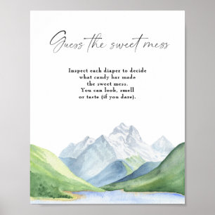 Adventure time! - guess the sweet mess poster