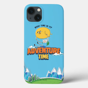Adventure Time Jake Floating With Finn iPhone 13 Case