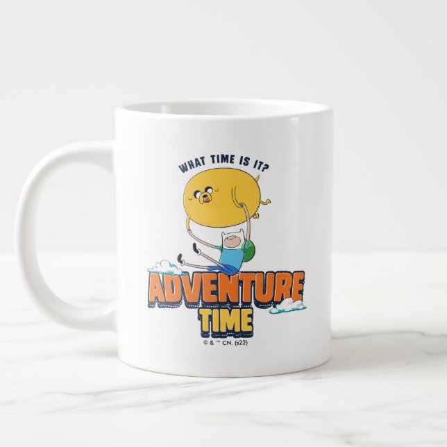Adventure Time | Jake Floating With Finn Giant Coffee Mug (Left)