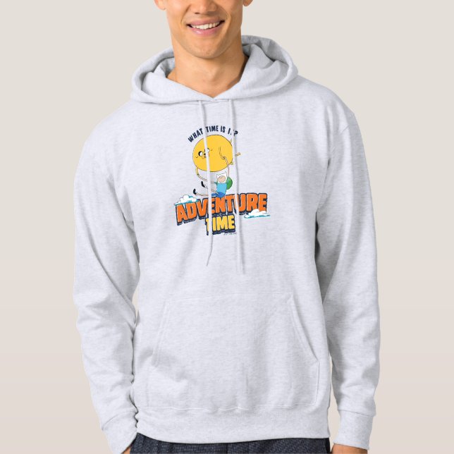 Adventure Time | Jake Floating With Finn Hoodie (Front)